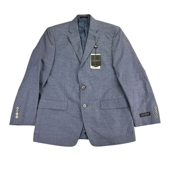 Lauren Ralph Lauren Mens UltraFlex Lexington Classic Fit Blazer Blue 40R